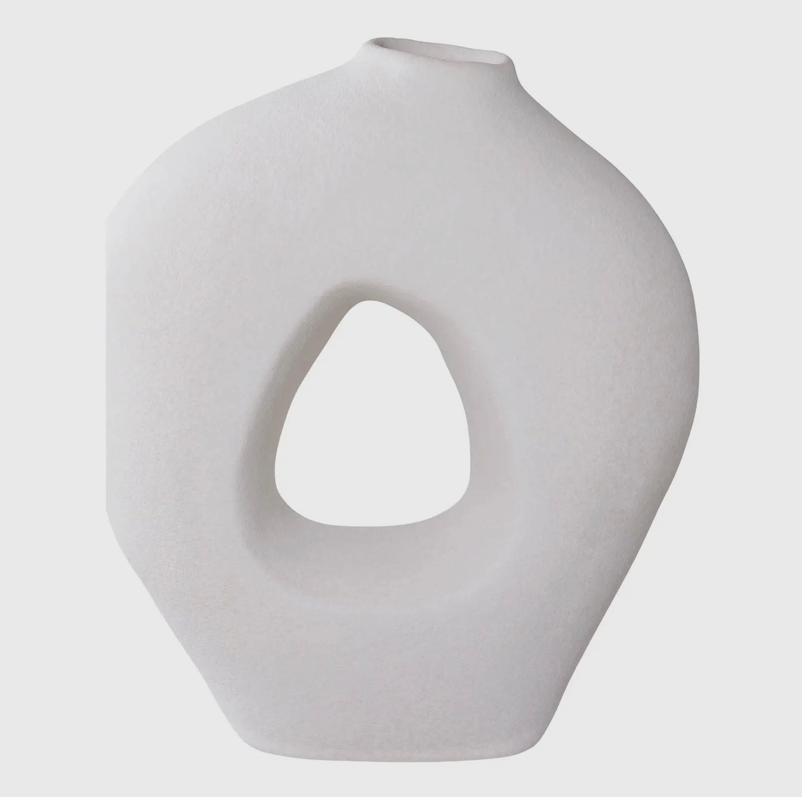 Keramik Vase weiß - GRAYSS FASHION