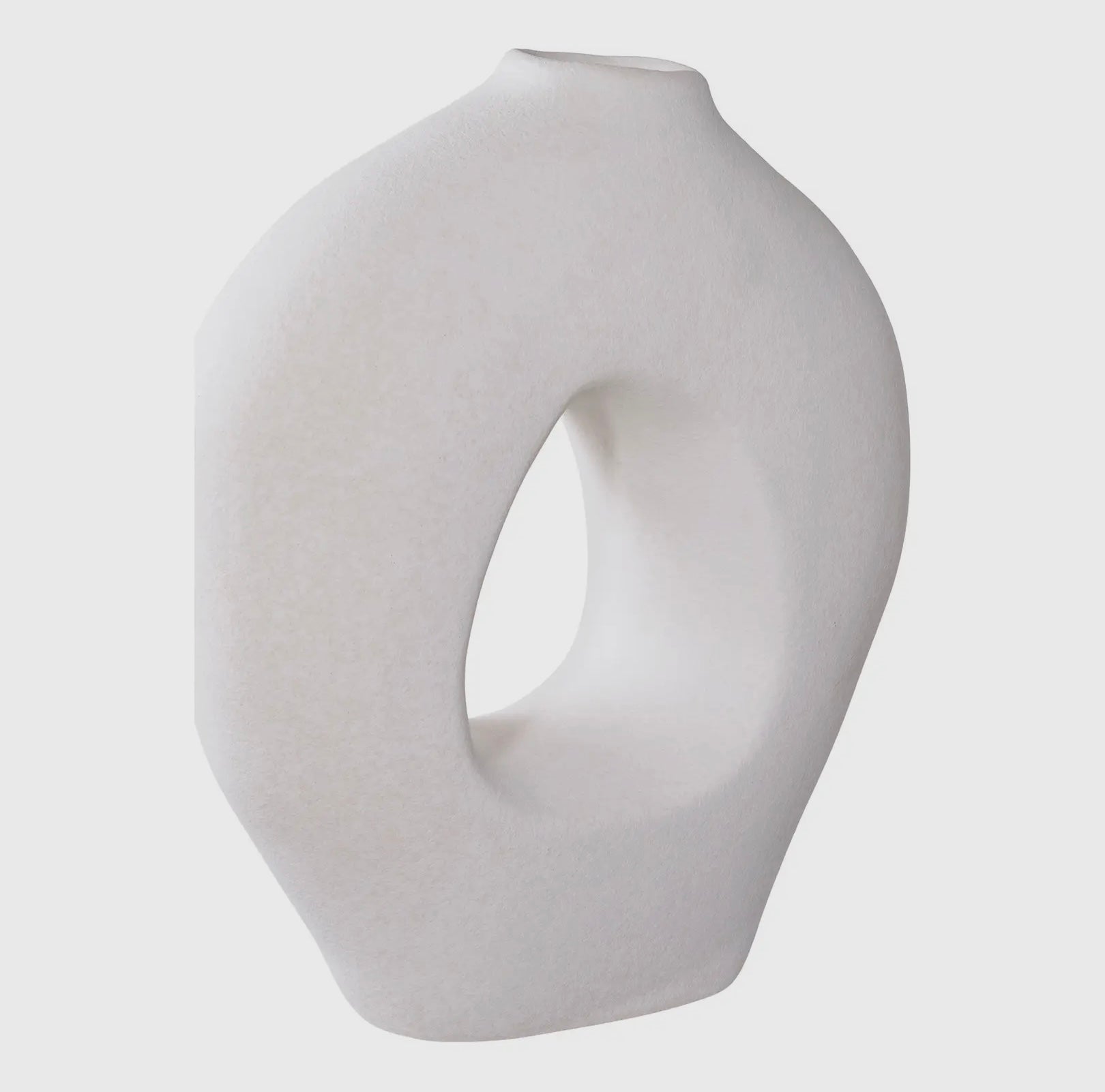 Keramik Vase weiß - GRAYSS FASHION